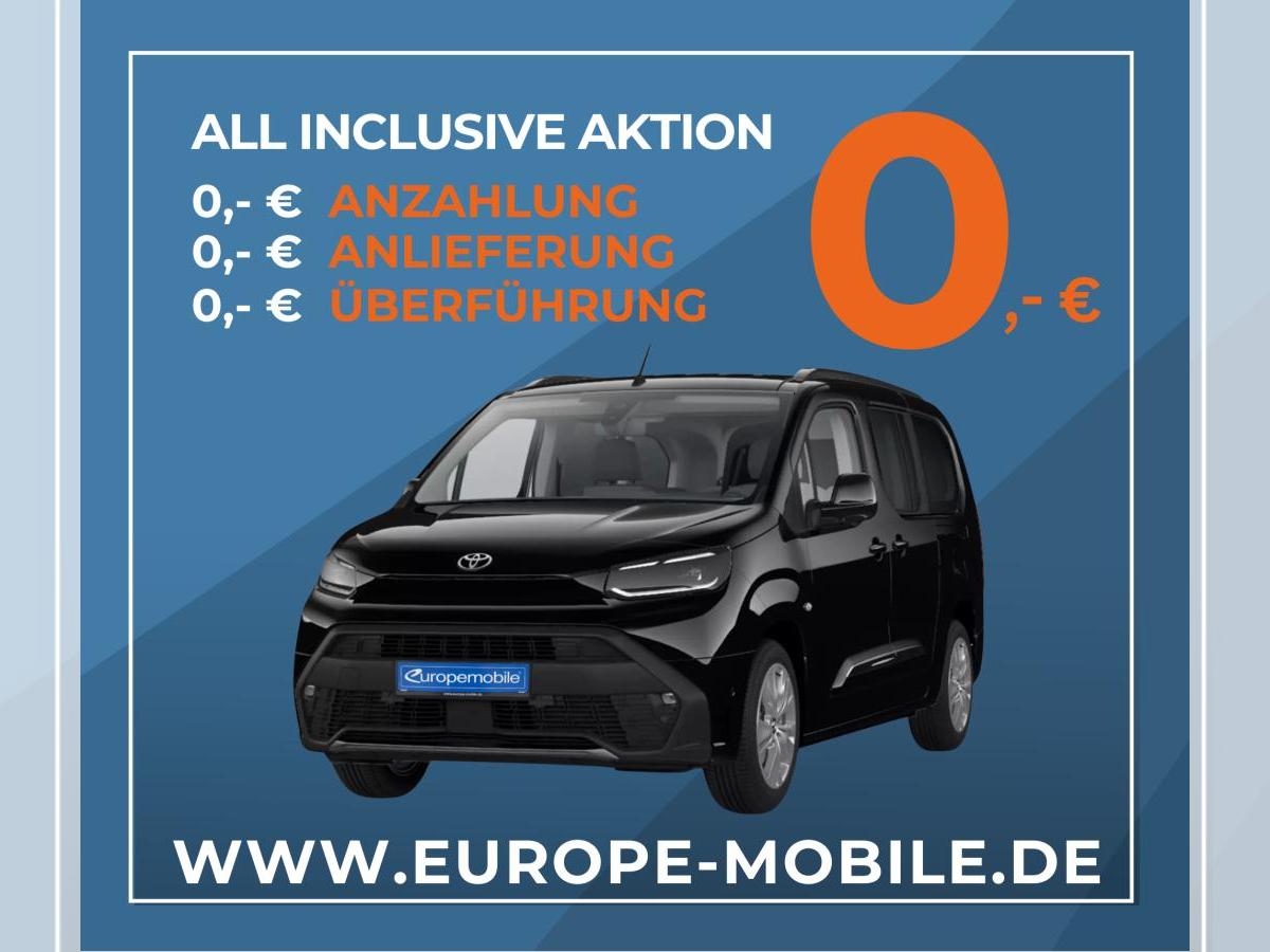 Toyota Proace City Verso TEAMPLAYER L2 1.5 D-4D 96 kW AT 7-Sitzer (UVP 41.500€/All Inclusive) LED/WINTER/17"ALU/SMART/P