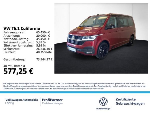 Volkswagen T6.1 California Beach Camper "Edition" 2.0 l TDI
