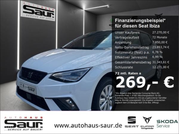 Seat Ibiza Road Edition 1.0 TSI DSG PANORAMA RÜCKFAHRKAMERA SHZ VOLL-LED
