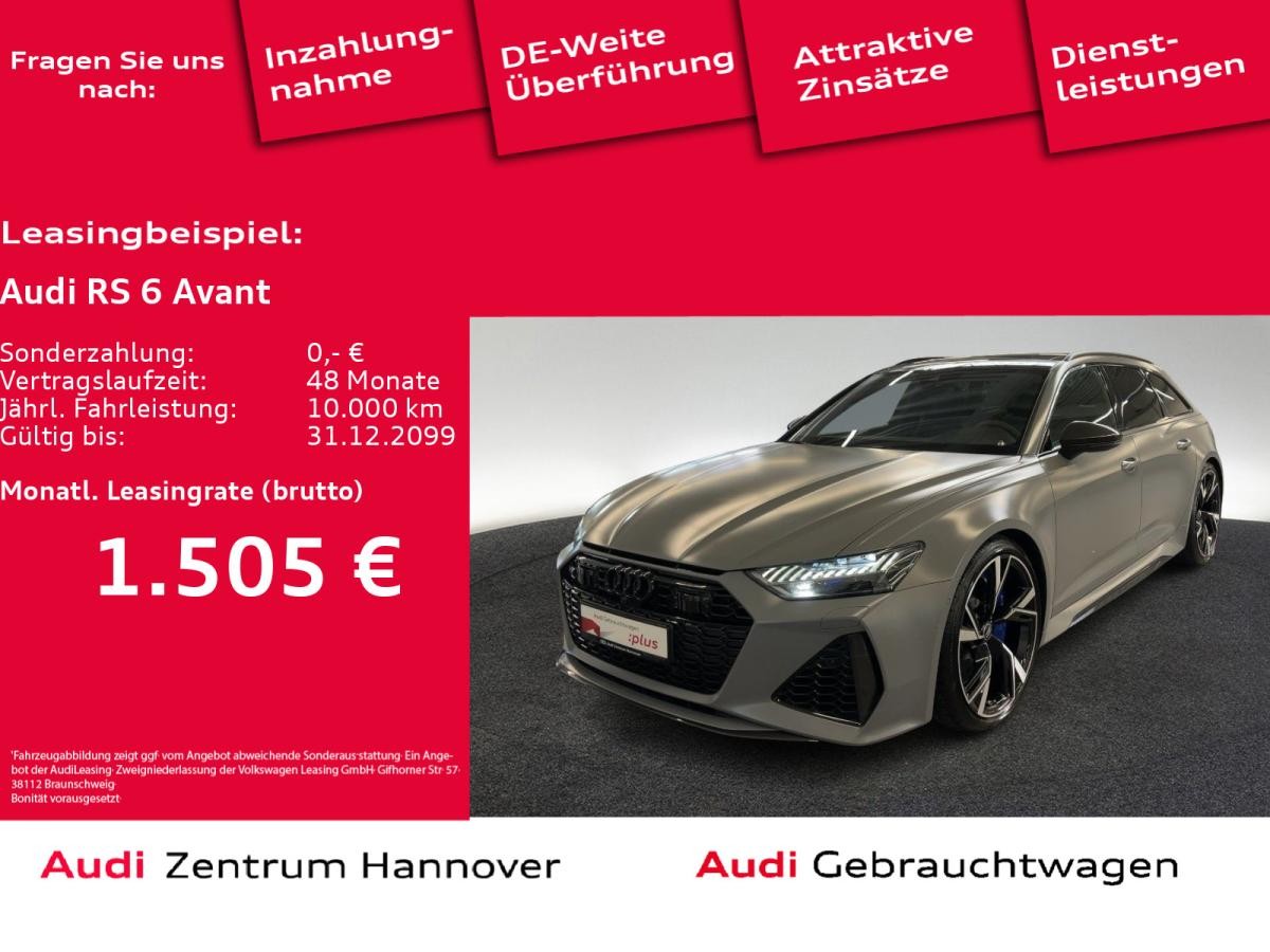 Audi RS6 RS 6 Avant 4.0 TFSI Dynamik Plus Pano Head-Up Laser B&O advanced