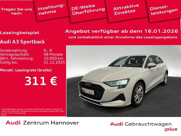 Audi A3 Sportback advanced 30 TDI AHK virtual Navi