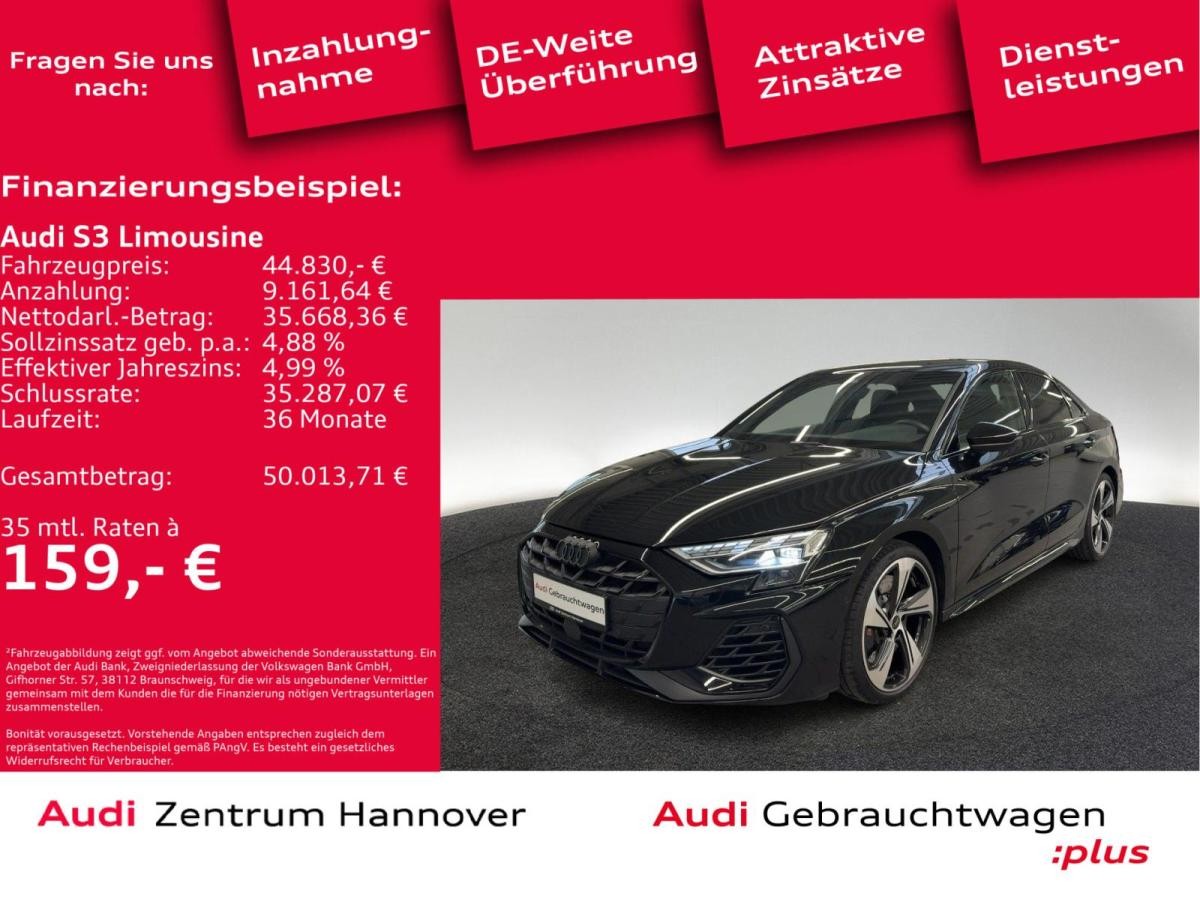Audi S3 Limousine 2.0 TFSI Kamera ACC LED virtual Navi