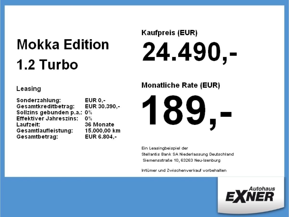 Opel Mokka Edition 1.2 Turbo