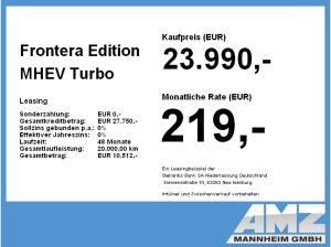 Opel Frontera Edition MHEV