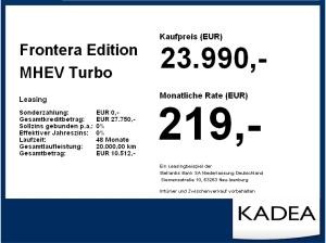 Opel Frontera Edition MHEV