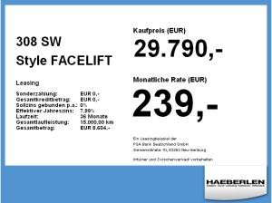 Peugeot 308 SW Style FACELIFT *PRIVAT*BESTELLFAHRZEUG*