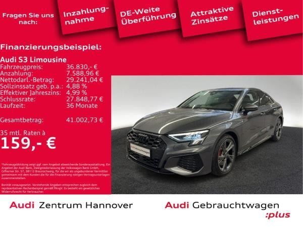 Audi S3 Limousine 2.0 TFSI quattro Head-Up B&O Kamera ACC virtual