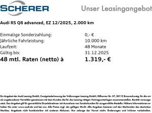 Audi RS Q8 Pano * Massage-Sitze * B&O Advanced * Head-Up