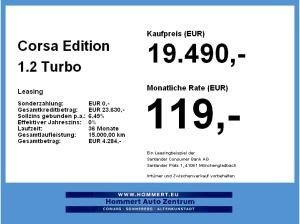 Opel Corsa Edition 1.2 Turbo