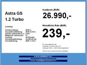 Opel Astra GS 1.2 Turbo