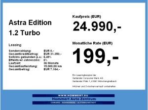 Opel Astra Edition 1.2 Turbo