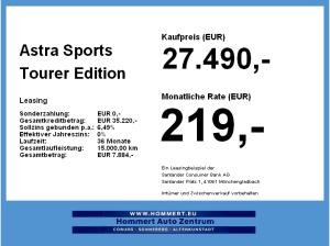 Opel Astra Sports Tourer Edition 1.2 Turbo