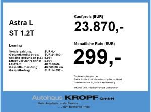 Opel Astra L ST 1.2T Fin. ab 2,99% Navi,RückfahrK