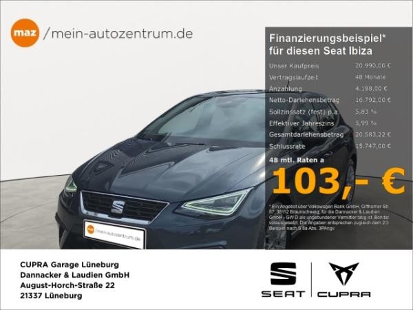 Seat Ibiza 1.0 TSI FR OPF Alu LED Navi ACC Kamera Full Link Sitzheizung