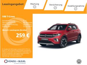 Volkswagen T-Cross R-Line 1.5 TSI DSG⚡️AHK⚡️PDC⚡️LED⚡️REGENS.⚡️APPCONNECT⚡️SITZHZG⚡️Liefertermin März 26