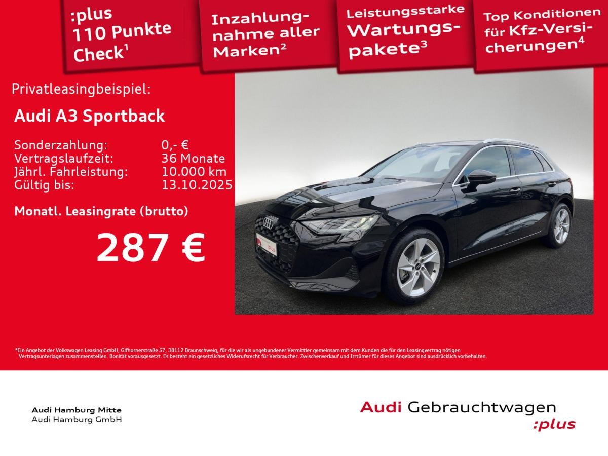 Audi A3 Sportback 30 TFSI S tronic Navi Sitzhzg LED