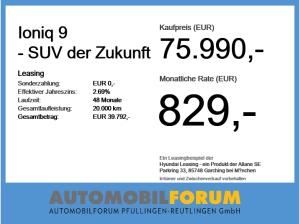 Hyundai IONIQ 9 Ioniq 9 - SUV der Zukunft 110 kWh - 800V-Schnellladen