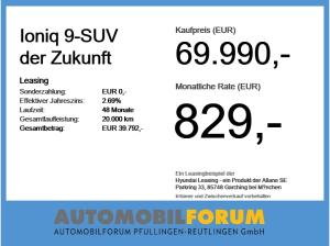 Hyundai IONIQ 9 Ioniq 9-SUV der Zukunft 110 kWh-800V-Schnellladen