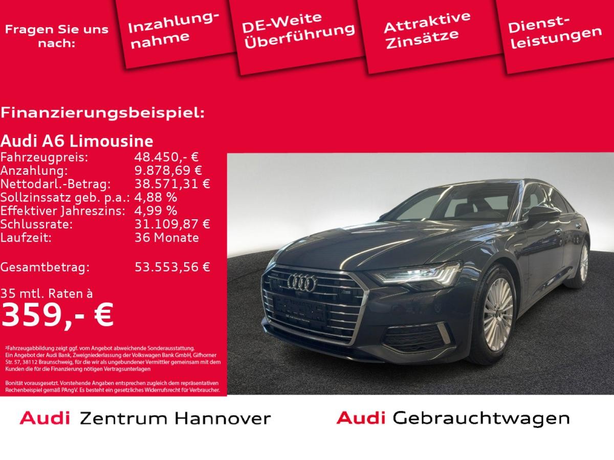 Audi A6 Limousine 55 TFSI qu. design Standh. HD Matrix B&O