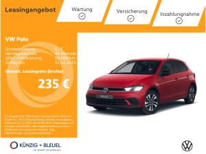 Volkswagen Polo ENERGY 1,0TSI DSG+AHK+PDC+LED+REGENS.+APPCONNECT+SITZHZG+REAR VIEW