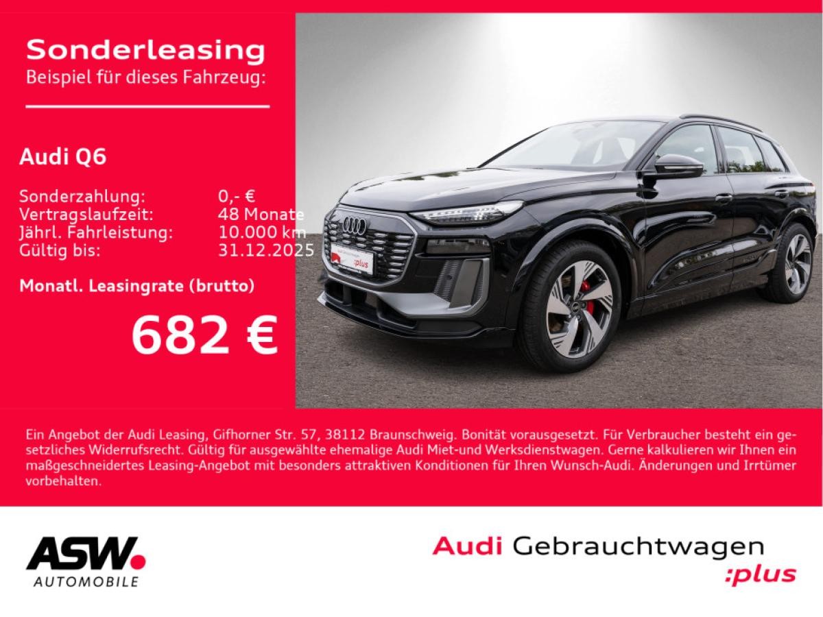 Audi e-tron Q6 SUV S line55 quattro NAVI MATRIX 360° UVP89455.- EUR // 0,25% Versteuerung