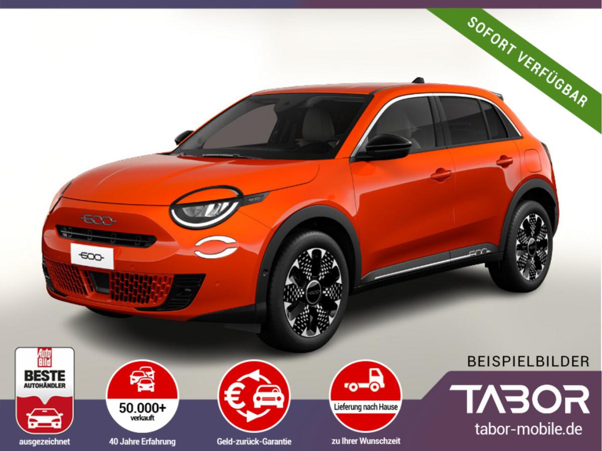 Fiat 600 MHEV 110 DCT Nav SHZ KeyL LED Kam PDC CarP