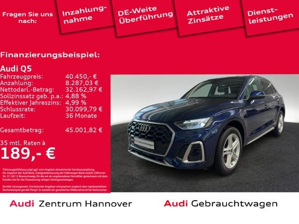 Audi Q5 S line 40 TDI quattro Kamera AHK LED Navi DAB