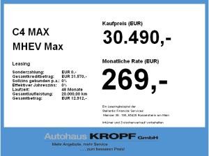 Citroën C4 MAX MHEV **SONDERANGEBOT**