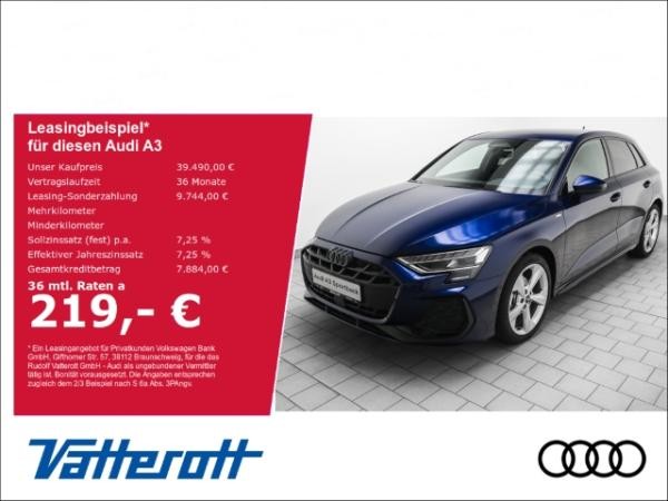 Audi A3 Sportback S line TFSI AHK ACC Matrix SONOS