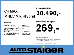 Citroën C4 MAX MHEV **SONDERANGEBOT**