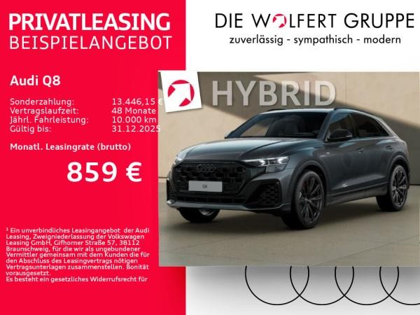 Audi Q8 SUV S line business TFSI e*0,5%*MATRIX*AHK Audi Q8 SUV S line business TFSI e*0,5%*MATRIX*AHK