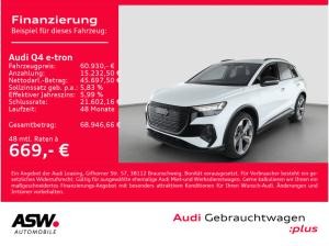Audi Q4 e-tron 55 S line quattro NAVI MATRIX AHK PANO // SOFORT VERFÜGBAR!!!
