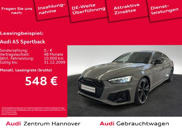 Audi A5 Sportback 40 TDI quattro S line competition plus Head-Up Laser Pano B&O