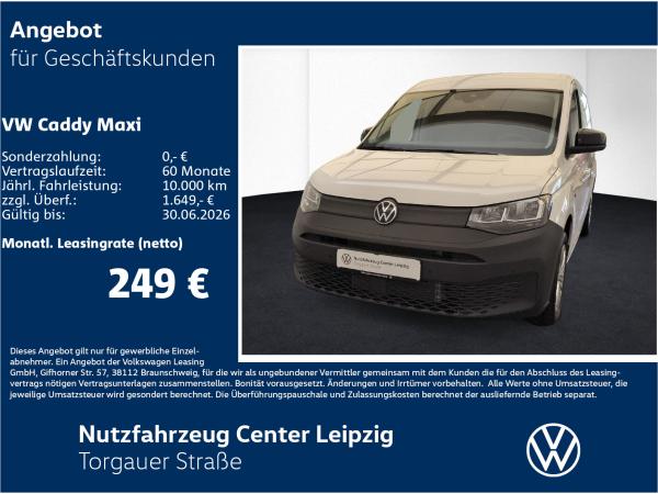 Volkswagen Caddy Cargo Maxi 2.0 l TDI KLIMA*APP*GJR