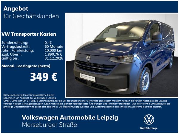 Volkswagen Transporter Kasten 4M Preisvorteil 9369€