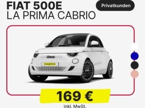 Fiat 500e Cabrio La Prima 🔋großer Akku🔋 🎨inkl. Metallic🎨