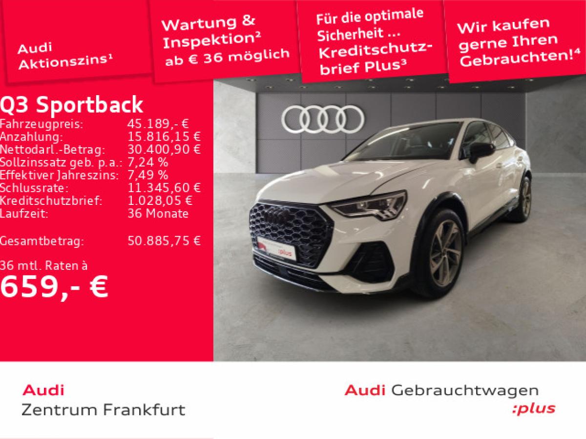 Audi Q3 Sportback 35 TFSI S tronic S line LED Navi PDC Sitzheizung