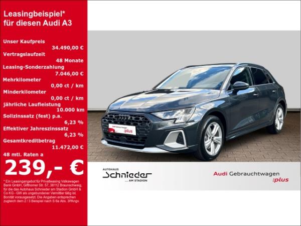 Abbildung Leasingangebot Audi A3