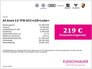 Audi A5 Avant 2.0 TFSI ACC+LED+Leder+ Navi+DigiCockpit+Soundsystem