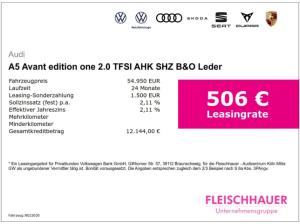 Audi A5 Avant edition one 2.0 TFSI AHK SHZ B&O Leder