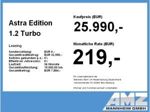Opel Astra Edition 1.2 Turbo