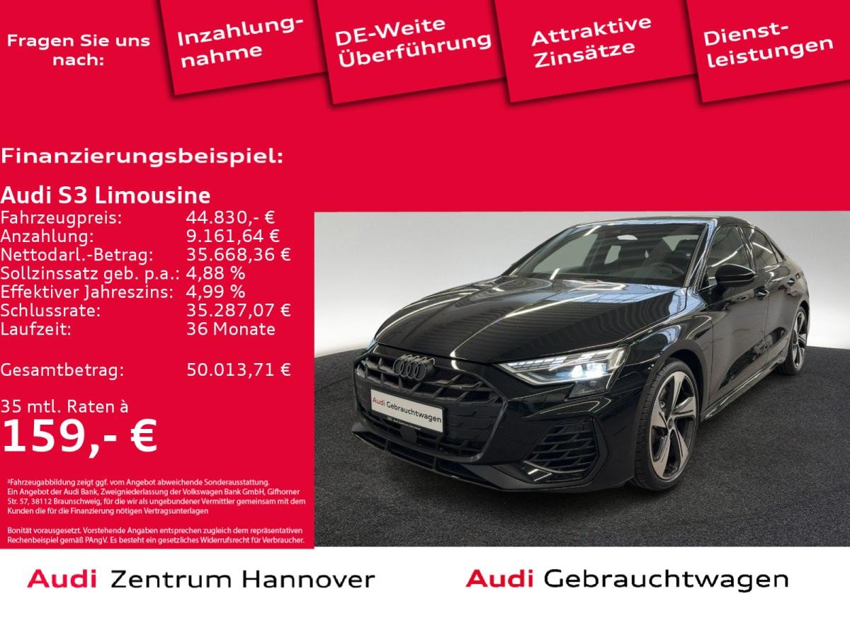 Audi S3 Limousine 2.0 TFSI ACC Kamera LED virtual Navi