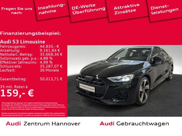 Audi S3 Limousine 2.0 TFSI ACC Kamera LED virtual Navi