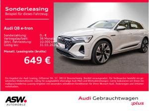 Audi Q8 e-tron 50 e-tron S line quattr NAVI MATRIX UVP 99540 0,25% Versteuerung