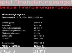 Seat Arona FR 1.0 TSI DSG / Navi, ParkAssi, LED, RFK