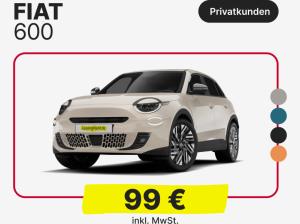Fiat 600 ❗️Automatik❗️  inkl. Allwetterreifen & Metallic