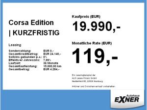 Opel Corsa Edition | KURZFRISTIG VERFÜGBAR | Privat&Gewerbe