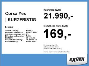 Opel Corsa Yes | KURZFRISTIG VERFÜGBAR | Privat