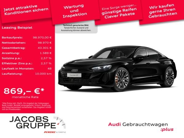 Audi e-tron GT S qu. Black/Facelift/Pano/Laser/HuD/ACC/360°