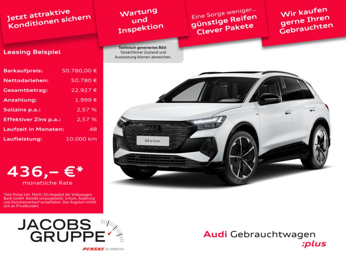 Audi Q4 e-tron 45 2xS line Edition/Black+/Matrix/Pano/AHK/21Zoll